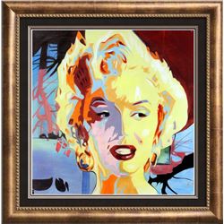 Warhol Inspired Marilyn Monroe Original Painting on Canvas Azzito