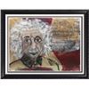 Image 1 : Einstein Original Art Canvas Textured Acrylic Painting