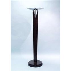 ART DECO - A fine French macassar ebony torch...