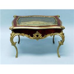 An antique French Louis XV style turtle shell...