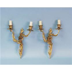 A good pair of antique French Louis XV style...