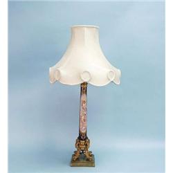 An antique French Sevres porcelain candle sti...