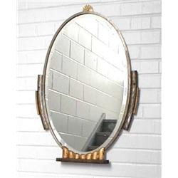 ART DECO - A very good oval form hammered ste...