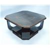 Image 1 : An unusual French macassar ebony coffee table...