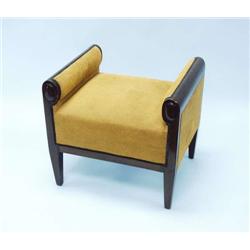 ART DECO - A well carved French mahogany wind...