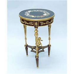 A magnificent antique French gilt bronze and...