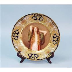 "BIEN ETRE". A fine antique "Old Vienna" porc...