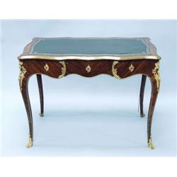 A fine antique French gilt bronze mounted Lou...