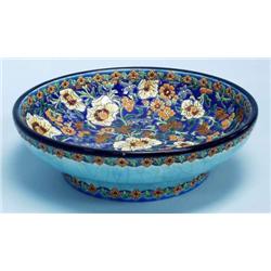 LONGWY, FRANCE. An unusual faience bowl. The...