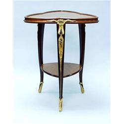 ART NOUVEAU - LOUIS MAJORELLE. A two tier tri...