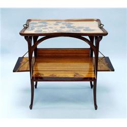 ART NOUVEAU - LOUIS MAJORELLE. A mahogany and...