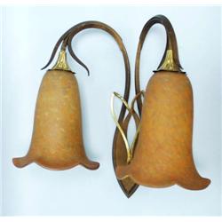 ART DECO - An unusual set of 6 bronze and art...