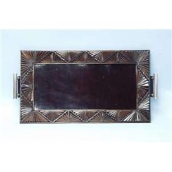 ART DECO - A finely carved French ebony wood...