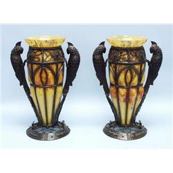 ART DECO - MULLER-CHAPELLE. An important pair...