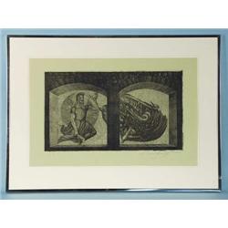 ERNST FUCHS - 20th century Austrian school. A...