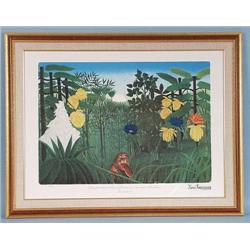 HENRI-JULIEN FELIX ROUSSEAU (Le Douanier, 184...