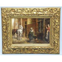 K. ANTHONIS - 19th century Flemish school. "S...