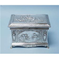 A fine antique German W.M.F. silver plated je...