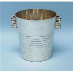 CHRISTOFLE, PARIS - A rare silver plated cham...