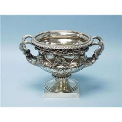An unusual English sterling silver Warwick cu...