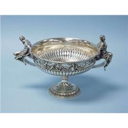 A 19th century Italian centrepiece with two s...