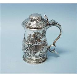 A museum calibre Georgian sterling silver bee...