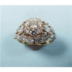 CARTIER, France - An unusual 1950's dome shap...