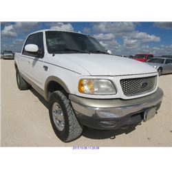 2001 - FORD F150