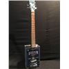 Image 1 : BOHEMIAN MOONSHINE ELECTRIC GUITAR, MADE FROM MOONSHINE JUG, COMES WITH VINYL BAG