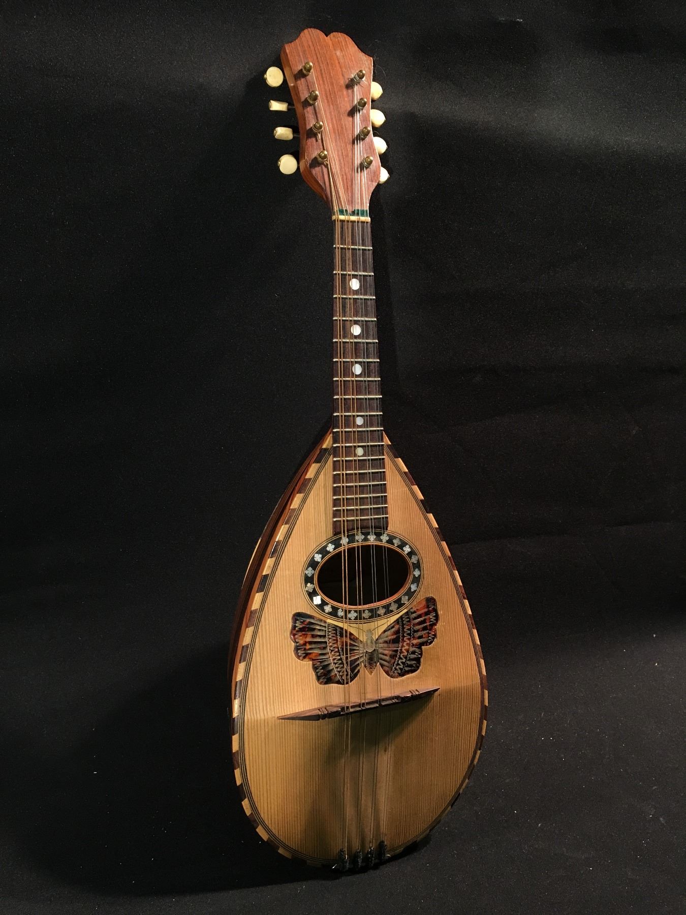 String Instruments Bowl Back IL GLOBO MANDOLINO 8 STRING BOWL BACK MANDOLIN, MADE IN ITALY, COMES ...