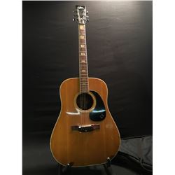 ARIA DIAMOND ACOUSTIC GUITAR, SERIAL NUMBER 6810, COMES WITH SOFT CASE, LIKELY BUILT IN 1968