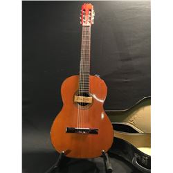 NYLON STRING WITH STEEL STRINGS AND DEAN MARLEY PICKUP, COMES WITH HARD SHELL CASE