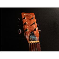 SUZUKI NO. F-90 ACOUSTIC GUITAR, MADE IN NAGOYA, COMES WITH HARD