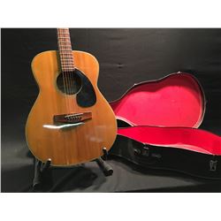 SUZUKI NO. F-90 ACOUSTIC GUITAR, MADE IN NAGOYA, COMES WITH HARD