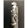 Image 2 : SPECTACULAR MUSEUM QUALITY ARGILLITE TOTEM POLE BY HAIDA ARTIST NELSON CROSS FROM PRINCE RUPERT BC.