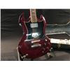 Image 2 : RAVEN MIJ SG STYLE ELECTRIC GUITAR WITH TWO HUMBUCKER PICKUPS, COMES WITH HARD SHELL CASE