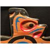 Image 2 : CARVED / PAINTED BELLA COOLA EAGLE WALL PANEL BY NUXALK NATION ARTIST BRAD BAZILLE