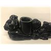 Image 2 : BEAUTIFULLY CARVED ARGILLITE PIPE BY HAIDA ARTIST M. HUTCHINSON