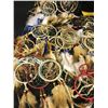 Image 2 : LOT OF GALLERY STORE ITEMS INCLUDING APPROXIMATELY 60 DREAM CATCHERS AND A PAIR OF MINI MOCCOSINS