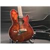 Image 2 : IBANEZ TALMAN TCM50E-VBS 1201 CUTAWAY ACOUSTIC/ELECTRIC GUITAR, COMES WITH HARD SHELL LOCKING CASE,