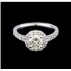 Image 2 : 1.52 ctw Diamond Ring - 14KT White Gold