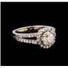 Image 1 : 14KT White Gold 1.77 ctw Diamond Ring