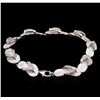 Image 2 : 0.63 ctw Diamond Bracelet - 14KT White Gold