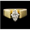 Image 2 : 1.07 ctw Diamond Ring - 14KT Yellow Gold