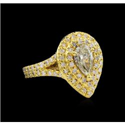 2.09 ctw Diamond Ring - 14KT Yellow Gold