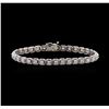 Image 1 : 2.92 ctw Diamond Tennis Bracelet - 14KT White Gold