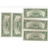 Image 2 : 1963 $5 Red Seal Bill Lot of 5