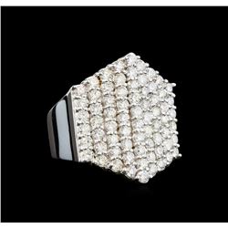 14KT White Gold 3.12 ctw Diamond Ring