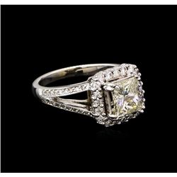 2.43 ctw Diamond Ring - 14KT White Gold