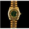 Image 1 : Rolex 18KT Gold President Diamond DayDate Men's Watch